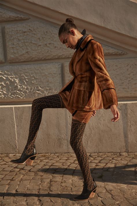 fendi women's clothes|fendi tights outfit.